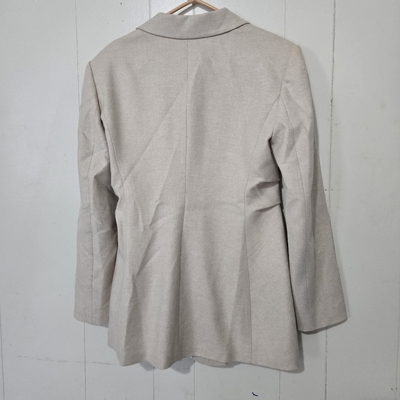 NWT Zara Women's Blazer Gathered Waist Jacket -Size M - Picture 8 of 8